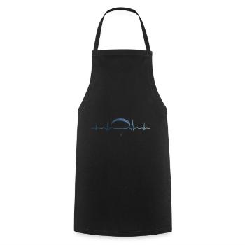 Parapente Parapente Paragleiten Gleitschirm - Tablier de cuisine - noir - Devant - AI Model Male 185 dark (185cm)