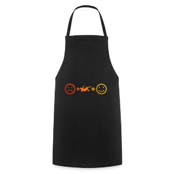 Escalade Bloc Escalade Escalade Escalade - Tablier de cuisine - noir - Devant - AI Model Male 185 dark (185cm)