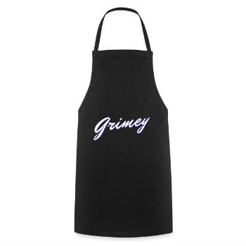 Grimey HIP HOP WEAR - Tablier de cuisine - noir - Devant - AI Model Male 185 dark (185cm)