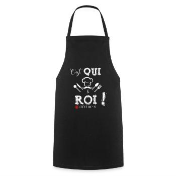TABLIER DE CUISINE - Tablier de cuisine - noir - Devant - AI Model Male 185 dark (185cm)