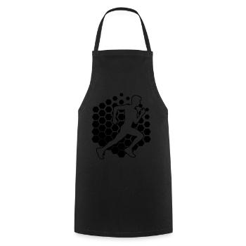Jogging de fitness pour femmes Jogging pour hommes - Tablier de cuisine - noir - Devant - AI Model Male 185 dark (185cm)