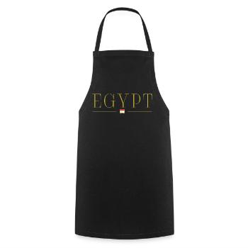 J’aime l’Égypte, T-shirt design de style élégance - Tablier de cuisine - noir - Devant - AI Model Male 185 dark (185cm)