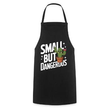 Cactus Cacti Desert Plant - Cooking Apron - black - Front - AI Model Male 185 dark (185cm)