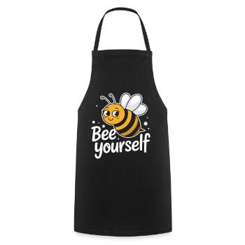 abeille abeille apicultrice abeille abeille - Tablier de cuisine - noir - Devant - AI Model Male 185 dark (185cm)