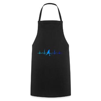 Floorball Women Salibandy Men's Innebandy - Cooking Apron - black - Front - AI Model Male 185 dark (185cm)
