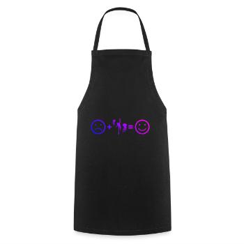 Plongée sous-marine Plongée libre Plongée Hommes Femmes - Tablier de cuisine - noir - Devant - AI Model Male 185 dark (185cm)