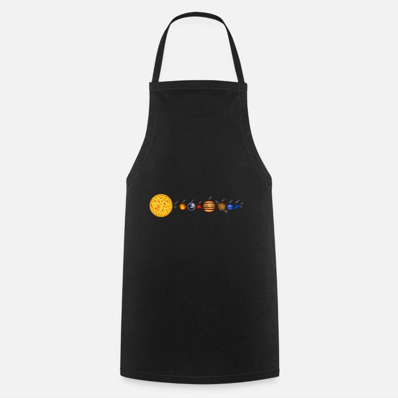 Solar System - Kochschürze - Schwarz