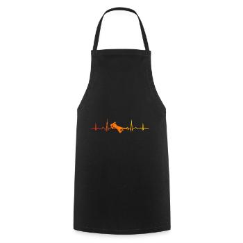 Joueur de football Hommes Gardien de but Football Football - Tablier de cuisine - noir - Devant - AI Model Male 185 dark (185cm)