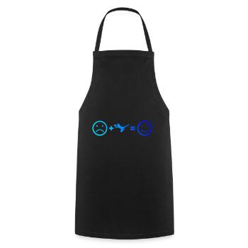 Women's Footballer Goalkeeper Footballer Football - Cooking Apron - black - Front - AI Model Male 185 dark (185cm)