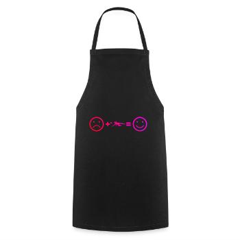 Volley Volley-ball masculin Volley-ball - Tablier de cuisine - noir - Devant - AI Model Male 185 dark (185cm)