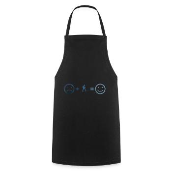 Ski Tour Women Ski Touring Ski Mountaineering - Cooking Apron - black - Front - AI Model Male 185 dark (185cm)