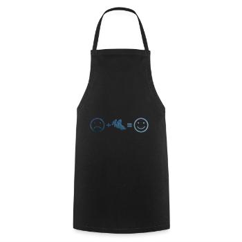 Herren Bobsport Bob Bob fahren Zweierbob Damen - Kochschürze - Schwarz - Vorne - AI Model Male 185 dark (185cm)
