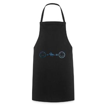 Hommes Hommes Chasse équestre Femmes - Tablier de cuisine - noir - Devant - AI Model Male 185 dark (185cm)
