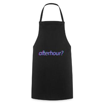 Afterhour Techno Rave Festival Electro Music Raver - Tablier de cuisine - noir - Devant - AI Model Male 185 dark (185cm)
