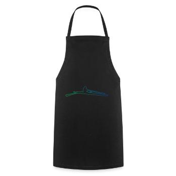 Rameurs Femmes Aviron Hommes Aviron - Tablier de cuisine - noir - Devant - AI Model Male 185 dark (185cm)
