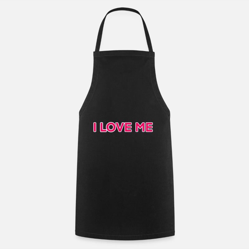 JE M’AIME - Tablier de cuisine - noir
