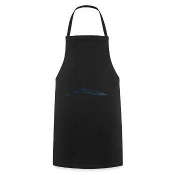Aviron Femmes Aviron Hommes - Tablier de cuisine - noir - Devant - AI Model Male 185 dark (185cm)