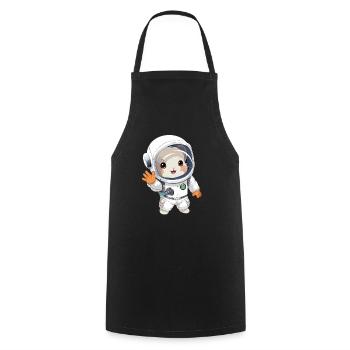 StarChilla | Chinchilla pour garçons filles femmes - Tablier de cuisine - noir - Devant - AI Model Male 185 dark (185cm)