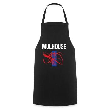 Tablier de cuisine Mulhouse - Tablier de cuisine - noir - Devant - AI Model Male 185 dark (185cm)