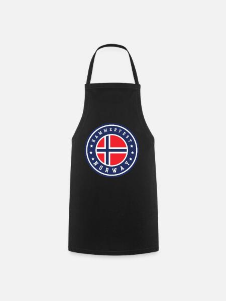 Hammerfest Norwegen - Kochschürze - Schwarz