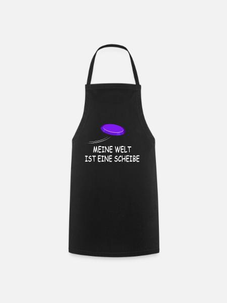 Disc golfeur Frisbee Ultimate-Frisbee Frisbee - Tablier de cuisine - noir
