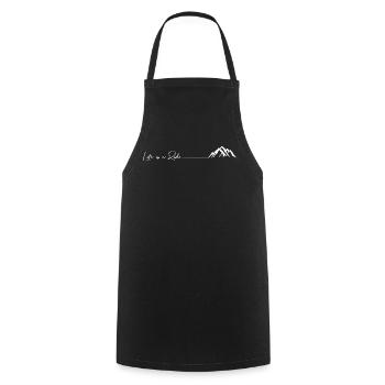 Cadeau de montagne en plein air ski montagne ski - Tablier de cuisine - noir - Devant - AI Model Male 185 dark (185cm)