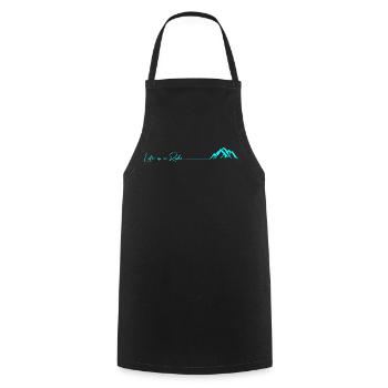 Cadeau de snowboard de montagne en plein air ski de montagne - Tablier de cuisine - noir - Devant - AI Model Male 185 dark (185cm)
