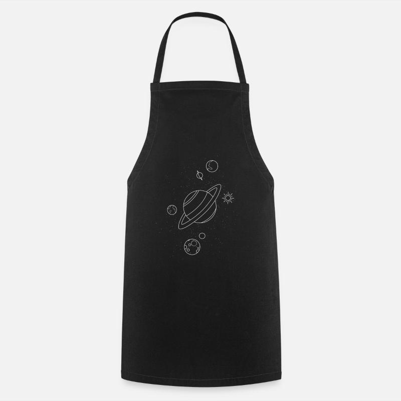 Planète - Tablier de cuisine - noir
