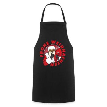 Christmas St. Nicholas Merry Christmas Advent Xmas - Cooking Apron - black - Front - AI Model Male 185 dark (185cm)