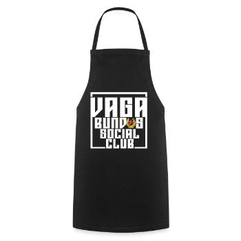 Vagabundos white - Cooking Apron - black - Front - AI Model Male 185 dark (185cm)
