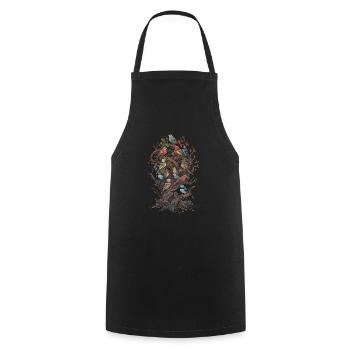 Bird watching Bird watchers Birds - Cooking Apron - black - Front - AI Model Male 185 dark (185cm)