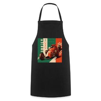 Rétro Car Poster Vintage Car Old School - Tablier de cuisine - noir - Devant - AI Model Male 185 dark (185cm)