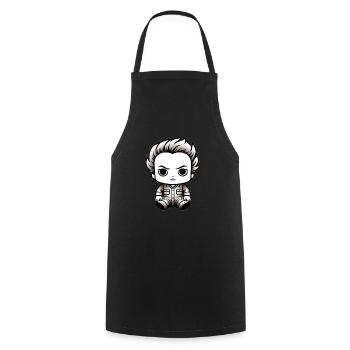 Halloween Horror Movie - Video Games Gaming - Cooking Apron - black - Front - AI Model Male 185 dark (185cm)