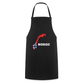 Norvège Orignal Scandinavie - Tablier de cuisine - noir - Devant - AI Model Male 185 dark (185cm)