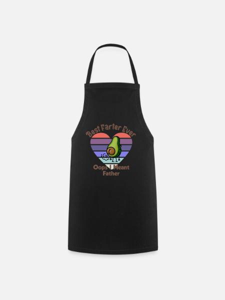 best father ever - Cooking Apron - black