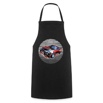 Jdm / Tuning / Turbocompresseur / Jantes / Chiptuning - Tablier de cuisine - noir - Devant - AI Model Male 185 dark (185cm)