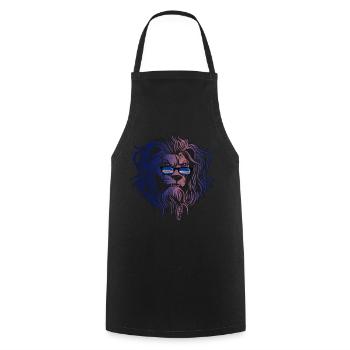 Cape Verde - Cooking Apron - black - Front - AI Model Male 185 dark (185cm)