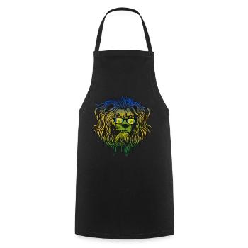 Saint Vincent and the Grenadines - Cooking Apron - black - Front - AI Model Male 185 dark (185cm)