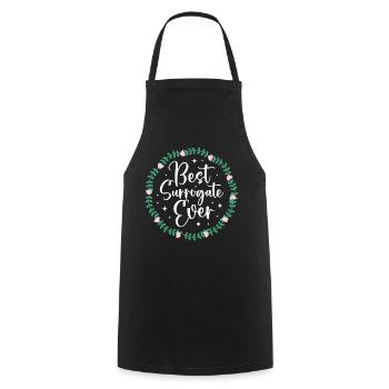 Meilleure mère porteuse de tous les temps - Tablier de cuisine - noir - Devant - AI Model Male 185 dark (185cm)