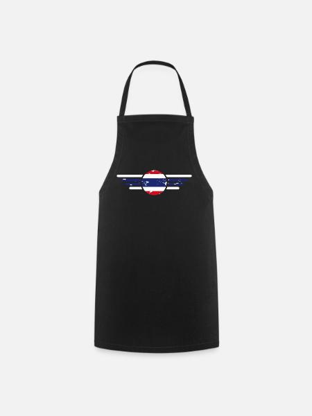 Ich liebe Thailand, Eleganz Stil Design T-Shirt - Kochschürze - Schwarz
