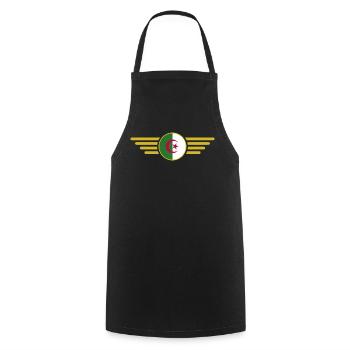 I Love Algeria, Elegance Style Design T-Shirt - Cooking Apron - black - Front - AI Model Male 185 dark (185cm)