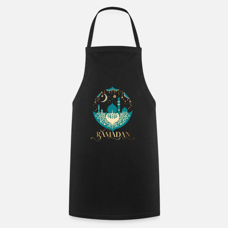 Ramadan Gift Eid Mubarak Islam Allah Muslim - Cooking Apron - black