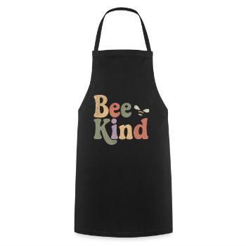 Bee Child - Cooking Apron - black - Front - AI Model Male 185 dark (185cm)