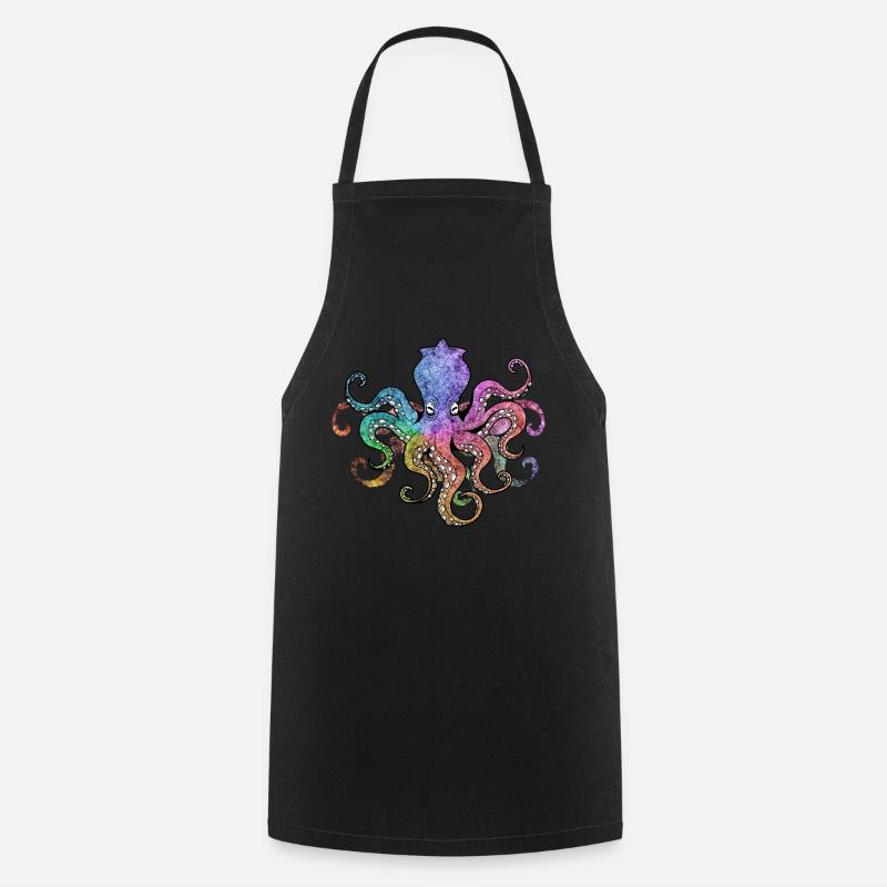 OCTOPUS OCTOPUS - Tablier de cuisine - noir