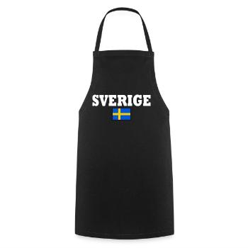 Sverige - Tablier de cuisine - noir - Devant - AI Model Male 185 dark (185cm)