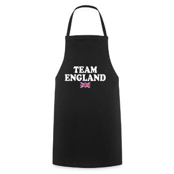 angleterre - Tablier de cuisine - noir - Devant - AI Model Male 185 dark (185cm)