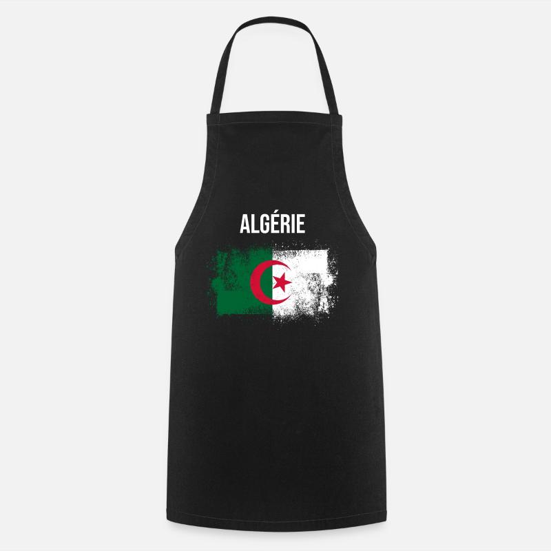 Algérie - Tablier de cuisine - noir