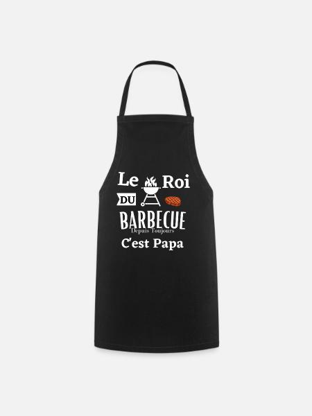 Le Roi bbq - Tablier de cuisine - noir