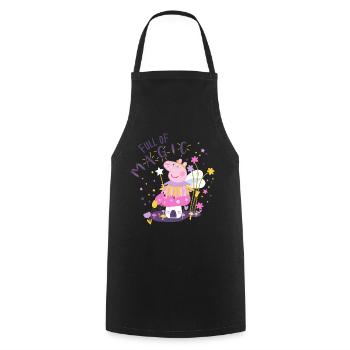 Peppa Pig Magical World - Cooking Apron - black - Front - AI Model Male 185 dark (185cm)