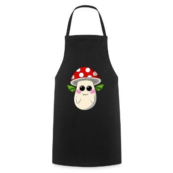 Chauve-souris crapauds - Tablier de cuisine - noir - Devant - AI Model Male 185 dark (185cm)